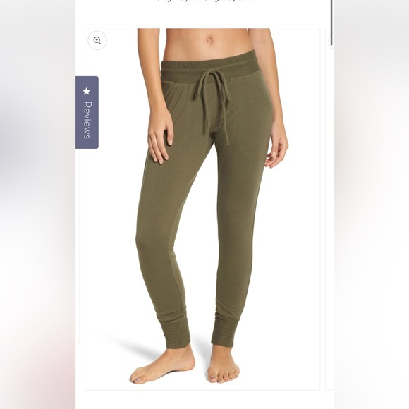Free People Movement Sunny Skinny Sweatpants Everest Olive size XL elastic waist - Picture 4 of 12